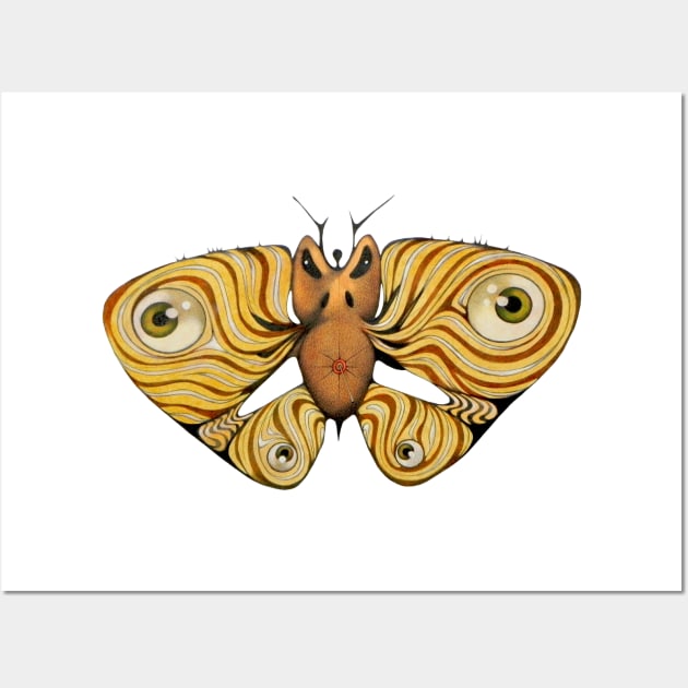 Angry moth Wall Art by federicocortese